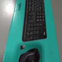 Logitech MK270 Wireless Keyboard and Mouse Combo for Windows, 2.4 GHz Wireless, Compact Mouse, 8 Multimedia and Shortcut Keys, 2-Year Battery Life, for PC, Laptop - Black