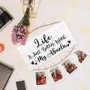 Abuela Gifts Picture Frame Photo Holder for Wall, Birthday Gifts for Nana Grandma, Thank You Grandmother Gift from Grandchildren Grandkids Hanging Photo Display