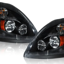 Pair Performance Headlights Fit for Volvo VNL 2004-2018 Included All Bulbs Driver and Passenger Side 12V