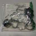 Generic 20-Piece Metal Cookie Cutter Set - Stars, Flowers, Hearts, Circles - Stainless Steel - Silver - Durable - Perfect for Christmas, Easter, Love, Floral Themes