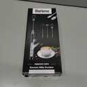 Milk Frother Handheld Rechargeable, Frother Wand Drink Mixer Electric Whisk for Coffee, Detachable With 3 Stainless Whisks, Hand Mixer for Lattes, Cappuccino, Matcha, Egg, No Stand,Black