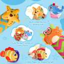URMYWO Wrist Rattles for Baby - Rattle Socks - Foot Finder Set - Baby Toys for 0-12 Months Infant - Newborn Essentials - Early Learning Sensery Toys for Boy Girl as Shower Gifts