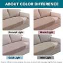 Turquoize Dog Couch Cover Non Slip Chenille Sofa Cover for Dogs Thick Soft Pet Couch Covers for Sofa Washable Couch Cushion Covers for Pets Fuzzy Sofa Furniture Protector (35" x 74", Taupe)
