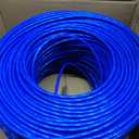 MONK CABLES | CAT6 Plenum Cable 1000ft | UTP, 23AWG, 550MHz | DSX-8000 Certified | Most Certified Cable of The Whole Market (Blue)