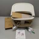 Mallify 3-in-1 Wooden High Chair, Convertible High Chairs for Babies and Toddlers, Baby Highchair with Adjustable Legs & Dishwasher-Safe Tray, Sleek Hardwood & Premium PU Cushion, Beige