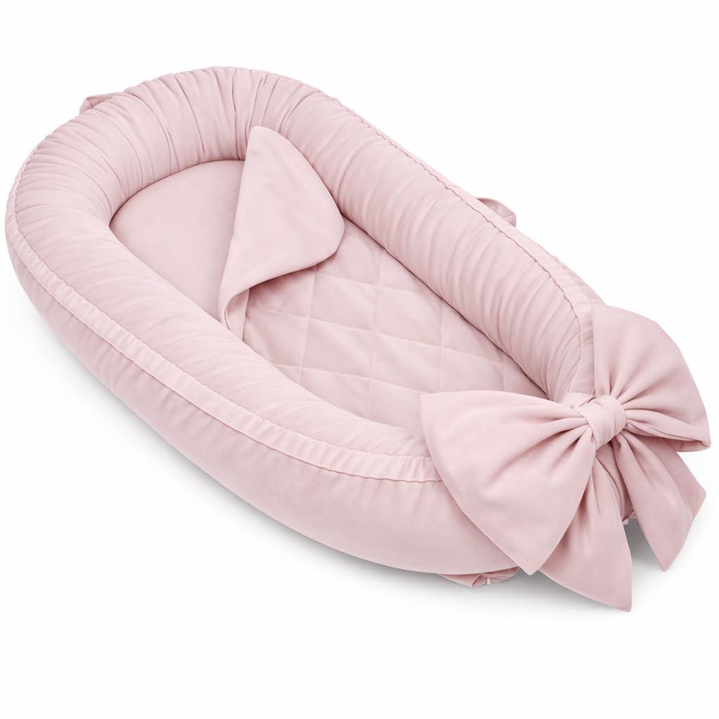 EAQ Baby Lounger, Infant Lounger for Newborn,Portable Baby Nest Cover Breathable & Soft, Newborn Essentials