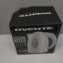 OVENTE Electric Kettle, 1.7L Fast Boiling Water Heater for Coffee or Tea, BPA Free with Water Level Gauge, Auto Shut-Off, Boil-Dry Protection, Indicator Light and Removable Filter, White KP72W