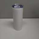 25 Pack 20oz Sublimation Tumblers Bulk With Flat Edge, 20OZ Flat Sublimation Tumbler Blank, Skinny Straight Stainless Steel Blanks Cups with Individual Box(25, 20OZ FLAT EDGE)