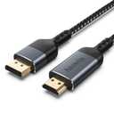 HDMI to DisplayPort Cable 4K HDMI to DisplayPort Uni-Directional 6Ft Cable for PS5, Xbox Series X|S, Mac mini & DP Monitors | HDCP 2.2, Plug & Play, No Driver Needed