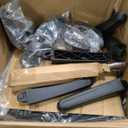 Swivel Armless Desk Office Chair Without Arms Adjustable Height and Lumbar Support for Home