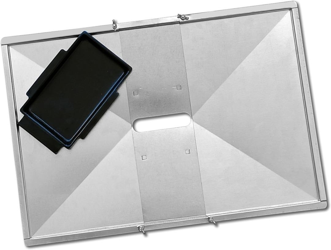 Replacement Grease Tray Set for Bbq Grill Models from Nexgrill, Dyna Glo, Kenmore, Backyard Grill, BHG, Uniflame and Others (20-23.5 inches)