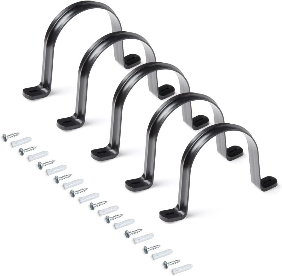 POWERTEC 70343 Hangers for 4" Dust Collection Hose and Pipe, 5 PK