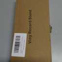 Now Playing Vinyl Record Holder, Solid Wood Stand, Tabletop Display for Albums, CDs, iPads, Singles and LPs (Walnut)