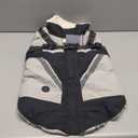 IECOii Dog Coat Winter Waterproof - Black, XLarge - Zip Up Vest, Jacket, Fleece Snow Snowsuit for Large Dogs, Beagle, Cocker Spaniel, Border Collie (X-Large(Chest:29.9 in))