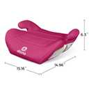 Diono Solana Lite Backless Booster Car Seat, Lightweight & Portable for Travel, Machine Washable Covers, 40-100 lbs, Pink Cotton Candy, EXP: 04/18/2036