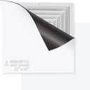 2 PCS Magnetic Vent Covers 12"X12" - Strong Magnetic Air Vent Covers for Ceiling/Wall/HVAC, White Square Vent Covers for Home & Rv (Fits Steel Vents)