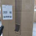 PetSafe Sliding Glass Pet Door - No-Cut DIY Install Doggy Door for Renters - Aluminum Frame - Adjustable Height 75 7/8" to 80 11/16" - Ideal for Large Dogs Up to 100 lb - White