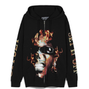 Offset Fire Zip Hoodie, S