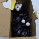 6Pack Total 48 LED Purple and Orange Solar Halloween Lights Outdoor - Solar Firefly Lights Outdoor, Sway by Wind, Waterproof for Garden Patio Pathway Halloween Decorations