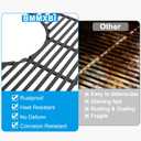 17.7" Cooking Grate Replacement Parts for Monument Grills 77352, 77352MB, Denali 605, Grill Grate for Monument Grill Replacement Parts, A105 & A101 Replacement for Monument Grill Accessories