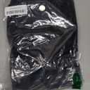 This is a pair of black high-waisted denim shorts featuring frayed hemlines and ripped L