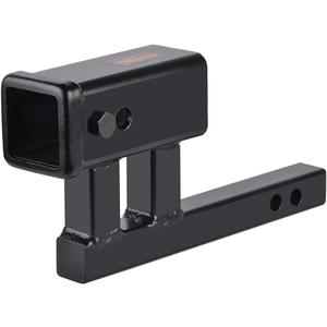 84125 Towever 1.25 to 2 inch Hitch Adapter, 4.25 inch Hitch Rise for Hitch Extender, 350 lbs TW