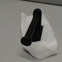 YIGII Toilet Paper Holder Self Adhesive - Black Toilet Roll Holder Adhesive Toilet Tissue Holder Stick on Wall for Bathroom and Kitchen, SUS 304 Stainless Steel (1pcs)