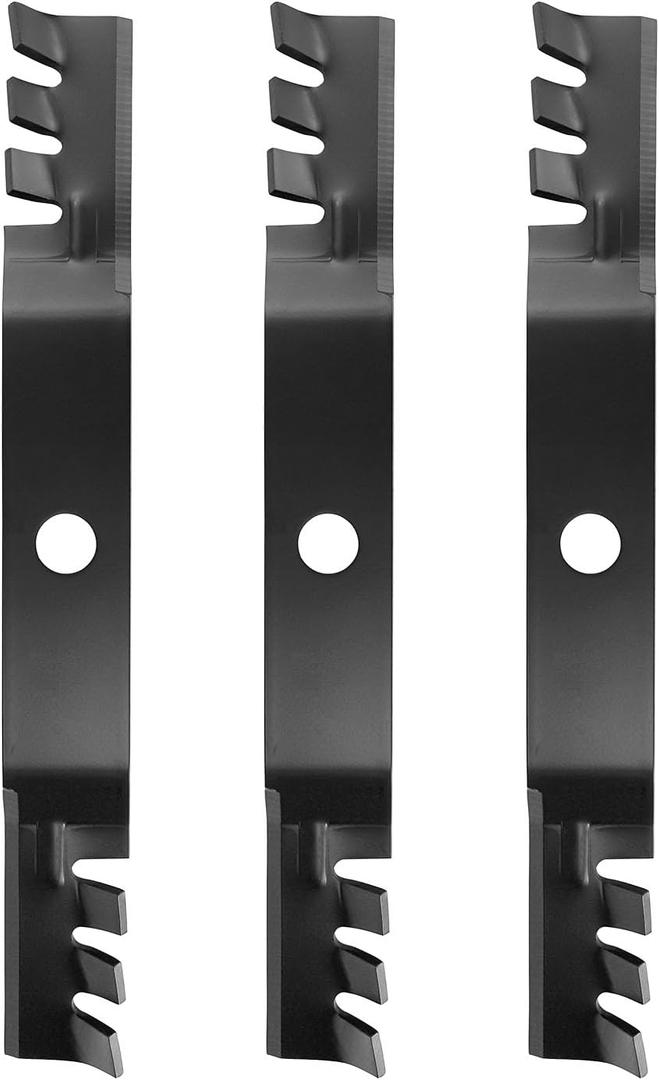 Gator Mower Blade 60'' for Kubota K5647-34330 K5647-34340 70000-25001,for Kubota ZD21, ZD25, ZD28, ZD321, ZD326, ZD331, ZG327 60 inch Mulching Blades, 3 pck