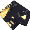 MERRYHAPY Birthday Party Backdrop Banner Chic Photo Banner for Birthday Celebration Hanging Decoration for Use for Fun Party Photos