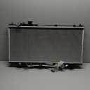 Auto Dynasty Radiator Compatible with 2001-2005 Honda Civic 1.7L AT, DPI 2354 Factory Style 1-Row Cooling Radiator, Aluminum Core