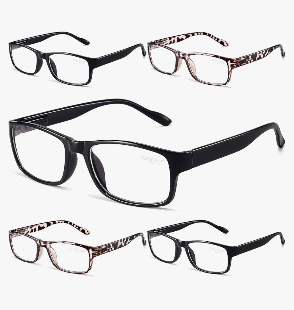 Gaoye Reading Glasses Men/Women, Eyeglasses, Blue Light Readers for Men/Women, Computer Eye Glasses, Cheaters +1.0