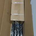 Bronze Curtain Rods for Windows 48 to 84 Inches Adjustable Length Heavy Duty 7/8" Diameter Brown Window Curtain Rod with Decorative Finials for Outdoor Farmhouse Bedroom Kitchen Living Room (36"-88"|1 Pack)