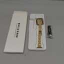 Slim Watch Band Compatible with Apple Watch 41mm 45mm 42mm 44mm 40mm 38mm Metal Stainless Steel Watchband Suitable for iWatch 10/9/8/7/6/5/4/3/2/1/SE Series Women Luxury Strap