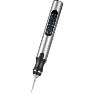 AlgoLaser Portable Engraving Pen – Precision Tool with Adjustable Power for Wood, Metal, Glass, Plastic, and Stone (Includes Multiple Engraving Bits)