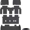 Floor Mats for Kia Carnival 2022 2023 2024 2025 8 Seats (Not for Hybrid & Prestige with Trunk Mat Fit LX w/seat Package, EX, SX, All Weather Car Floor Liners & Cargo Liner Accessories