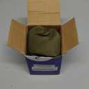 MIULEE Pack of 2 Decorative Outdoor Solid Waterproof Throw Pillow Covers Spring Faux Linen Garden Farmhouse Cushion Cases for Patio Tent Balcony Couch Sofa 20x12 Inch Olive Green