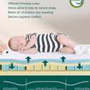 Babelio Ergonomic Zoning Crib Mattress Dual-Sided Memory Foam Waterproof 6" Thick Toddler Mattress with Zipper Cover, Fits Standard Crib