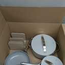 Caraway Non-stick Ceramic Cookware Set (12 Piece) Pots, Pans, Lids and Kitchen Storage - PFAS & PFOA Free - Oven Safe Pan Set & Compatible with All Stovetops - Gray, 12pc Set