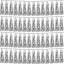 4P Silver Foil Fringe Metallic Tassel Streamers Banner Tassel Garland for Parade Floats, Bachelorette, Wedding, Birthday, Halloween, Christmas, Bridal/Baby Shower Party Decorations