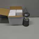 Lichamp LED Camping Lantern, 4 Pack Battery Powered Flashlight for Power Outages, Portable Collapsible Hanging Light Essential for Home, Outdoor, Emergency Lamp Survival Kit Gear for Hurricane, Gray