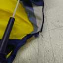 SwimSchool Infant Baby Pool Floats, Free Swimming, Super Buoyant  Ages 6-24 Months  Multiple Colors/Styles  Adjustable Canopies and Seats, Splash & Play Baby Floaties (Navy/White)