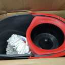 O-Cedar EasyWring Microfiber Spin Mop, Bucket Floor Cleaning System, Red, Gray, Standard
