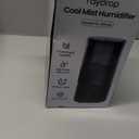 raydrop Humidifiers for Bedroom, Cool Mist Humidifiers for Babies, 1.70L Quiet Ultrasonic Humidifier, Space-Saving, Filterless, Auto Shut Off - (0.45 Gallon, US 110V) (1.7L Standard Black)