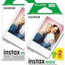 Fujifilm Instax Mini Instant Film, 2 x 10 Shots X 2Pack (Total 40 Shots)  