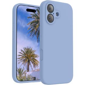 FireNova Magnetic for iPhone 17 Case, Compatible with MagSafe, [Integrated Silicone Camera Control Button] [Camera Protection] Anti-Scratch Microfiber Lining Phone Case, 6.3", Light Blue