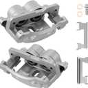 BDFHYK 2pcs Front or Rear Disc Brake Caliper Assembly with Bracket Compatible with Cadillac Escalade ESV/Escalade EXT,Compatible with Chevrolet Astro/Avalanche 1500/Silverado 2500 HD Classic 1999-2013