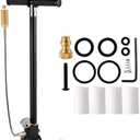 Level 4 PCP Manual Pump, 30MPa/4500PSI high-Pressure Pump, with Oil-Water Filter, Suitable for PCP airguns, Paintball Guns, and tire Inflation