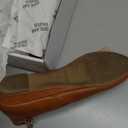 DREAM PAIRS Women's Dress Flats Ballet Low Wedge Round Toe Ankle Strap Comfortable Casual Flats Shoes (8, Brown-pu)