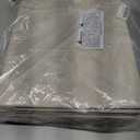 Storage Boxes with Lids - 4 Pack Fabric Clear Window Storage Bins, Large Decorative Storage Bins with Handles, Linen Closet Organizer for Clothes, Towel, Blanket, Beige