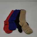Bencailor 4 Pairs Women Slouch Socks Cotton Scrunch Stacked Knee Boot Socks for Women Men 80s 90s (Combination Colors)  5-9
